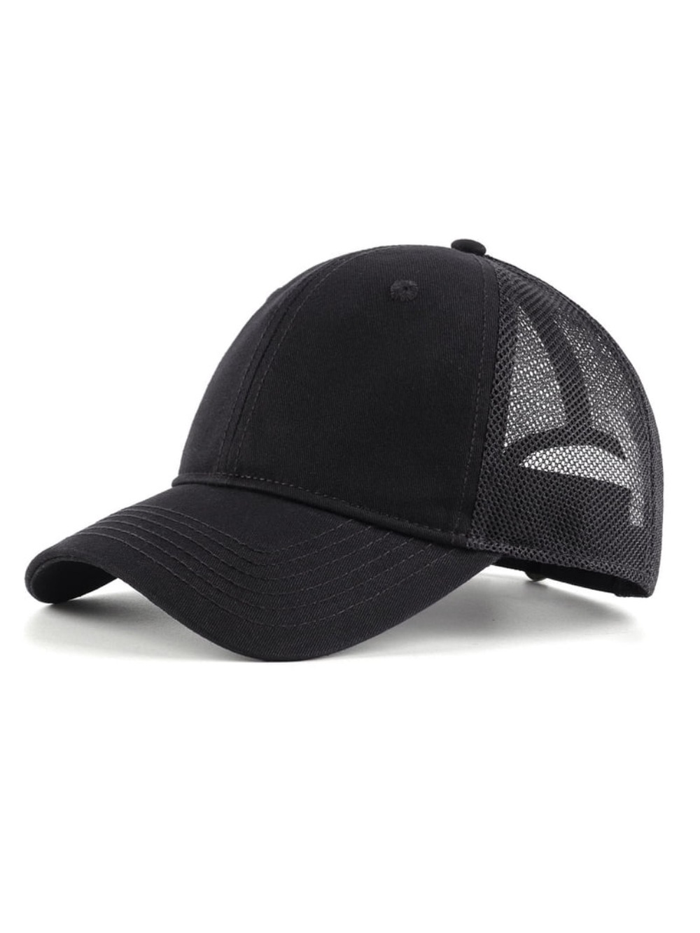 Black Mesh Back Trucker Cap, LIDS brand
